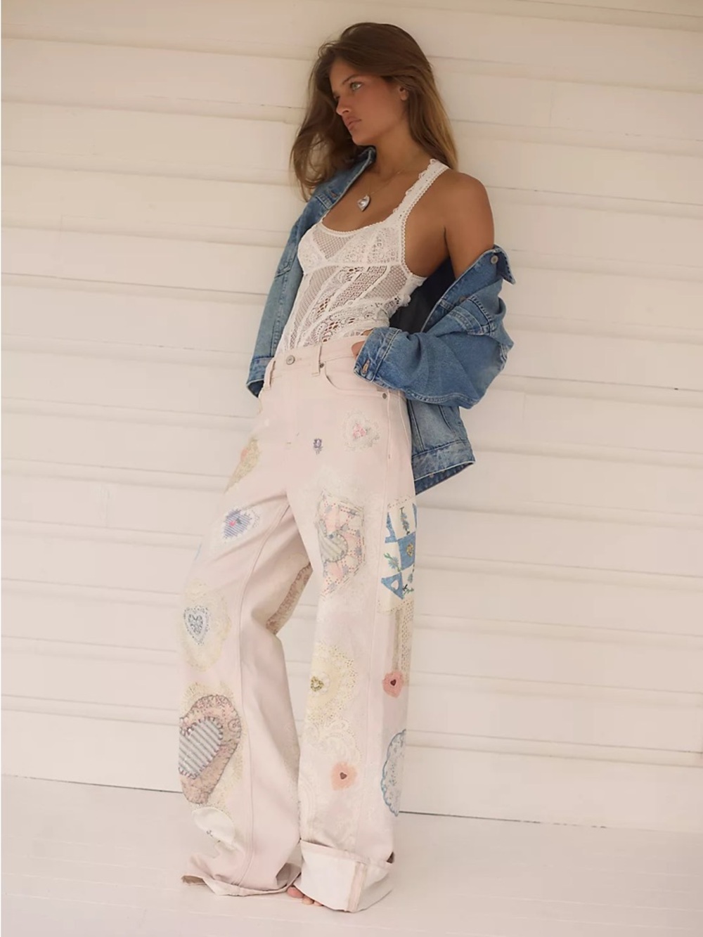NWT We The Free Tinsley Printed Jeans/ size 27 - Picture 7 of 11